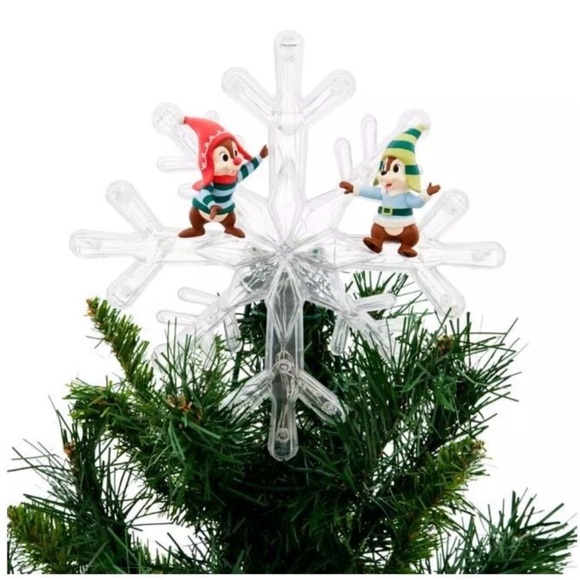 Disney Parks Chip 'n Dale Light-Up Christmas Tree Topper (NEW IN BOX) - Picture 4 of 5